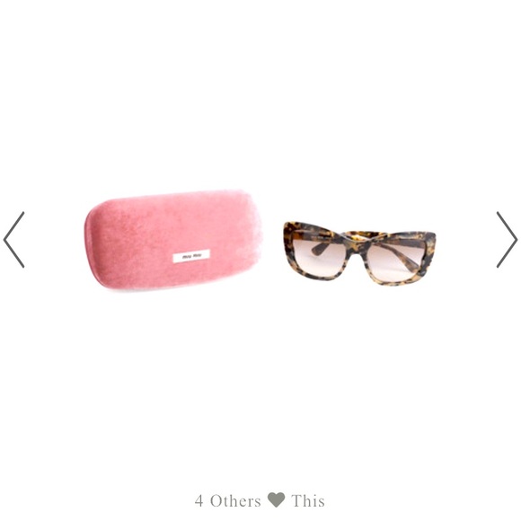 Miu Miu tortoiseshell sunglasses with dust bag and case - Picture 13 of 14